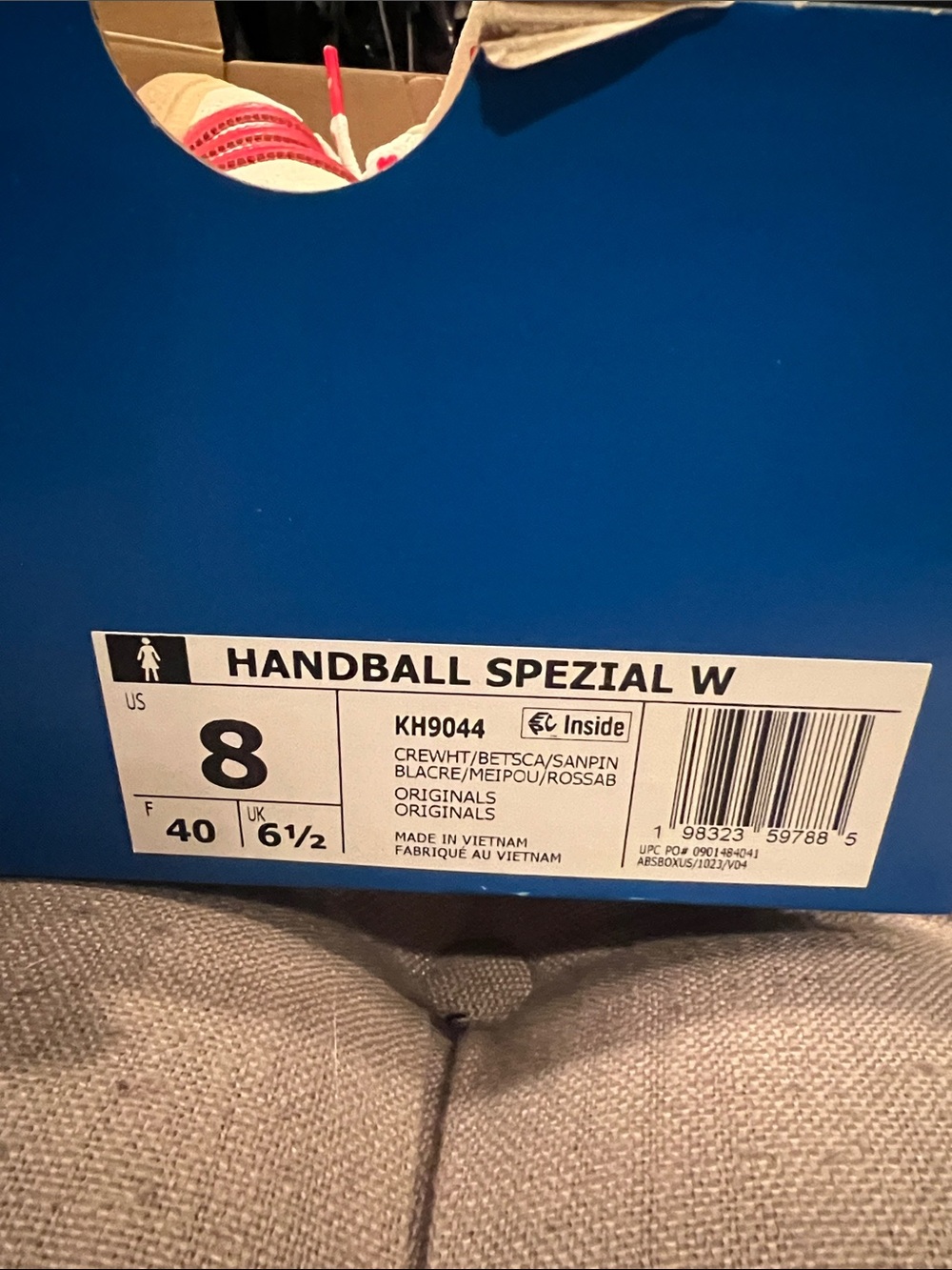 Adidas Handball Spezial valentines heart Sneakers sz 8 - Picture 2 of 12